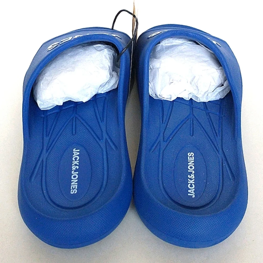 New w/tags Jack & Jones Garrix Men's Molded Summer Pool Slides Size 8